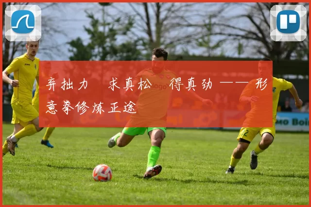 弃拙力・求真松・得真劲 —— 形意拳修炼正途