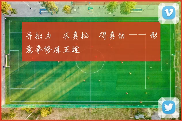 弃拙力・求真松・得真劲 —— 形意拳修炼正途