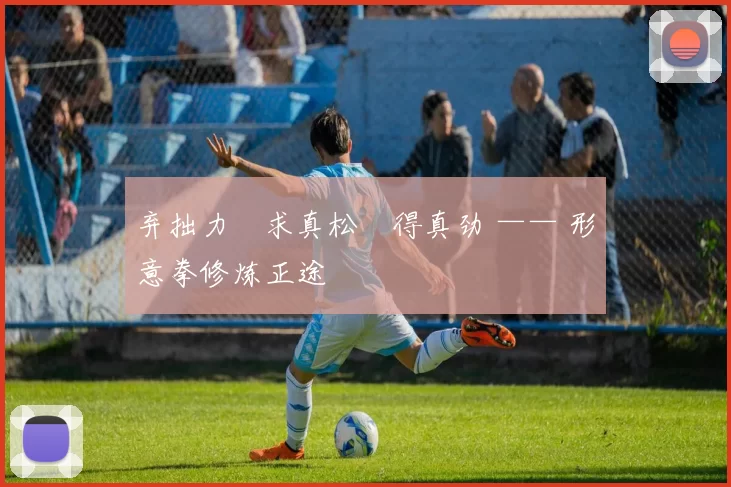 弃拙力・求真松・得真劲 —— 形意拳修炼正途