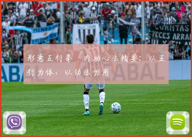 形意五行拳・内功心法精要：以五行为体，以劲法为用