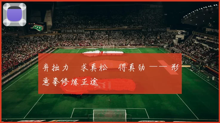 弃拙力・求真松・得真劲 —— 形意拳修炼正途