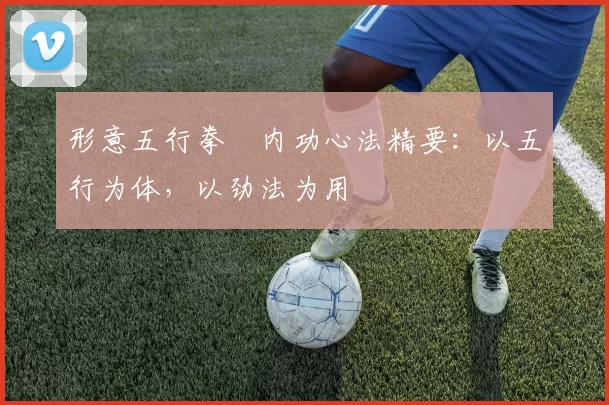 形意五行拳・内功心法精要：以五行为体，以劲法为用