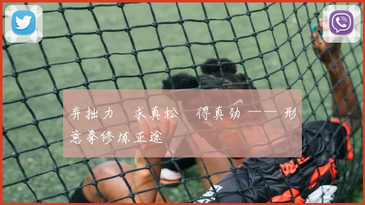 弃拙力・求真松・得真劲 —— 形意拳修炼正途