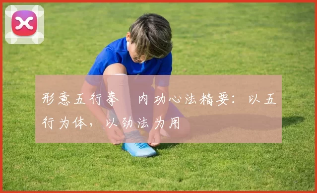 形意五行拳・内功心法精要：以五行为体，以劲法为用
