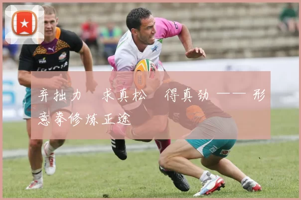 弃拙力・求真松・得真劲 —— 形意拳修炼正途