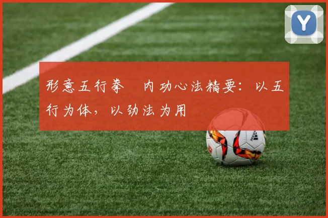 形意五行拳・内功心法精要：以五行为体，以劲法为用