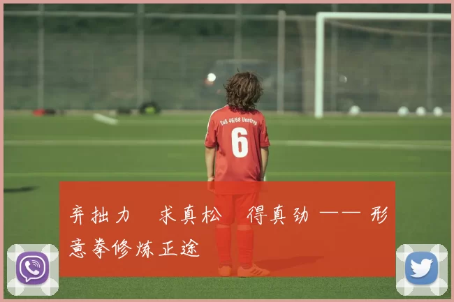 弃拙力・求真松・得真劲 —— 形意拳修炼正途