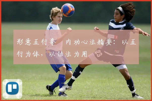 形意五行拳・内功心法精要:以五行为体,以劲法为用