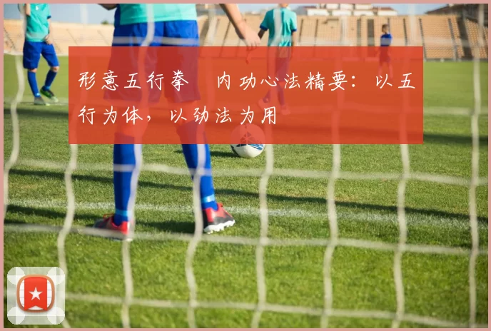 形意五行拳・内功心法精要:以五行为体,以劲法为用