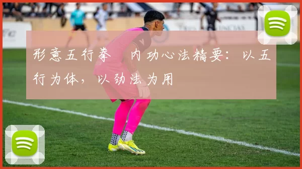 形意五行拳・内功心法精要：以五行为体，以劲法为用