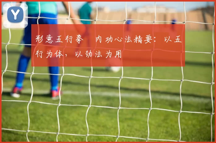 形意五行拳・内功心法精要：以五行为体，以劲法为用