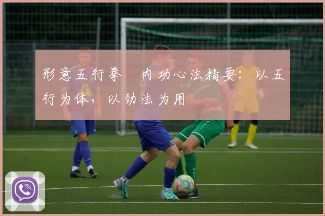 形意五行拳・内功心法精要：以五行为体，以劲法为用