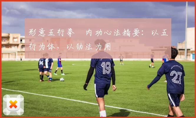 形意五行拳・内功心法精要:以五行为体,以劲法为用