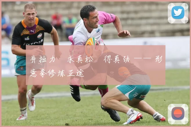 弃拙力・求真松・得真劲 —— 形意拳修炼正途