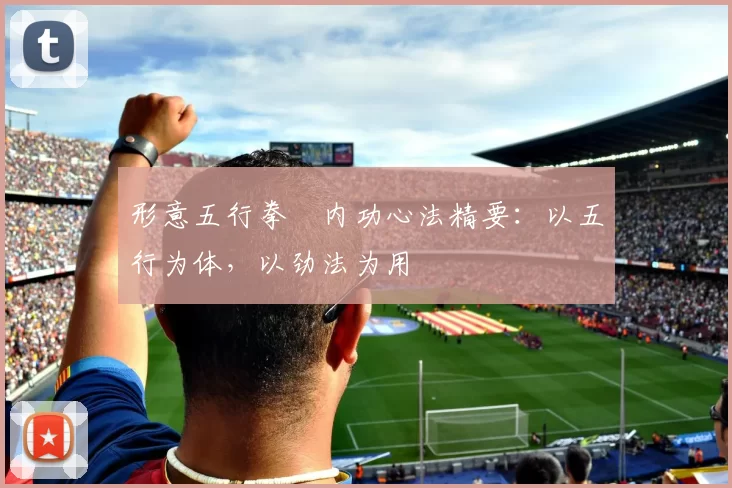 形意五行拳・内功心法精要：以五行为体，以劲法为用