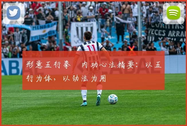 形意五行拳・内功心法精要：以五行为体，以劲法为用