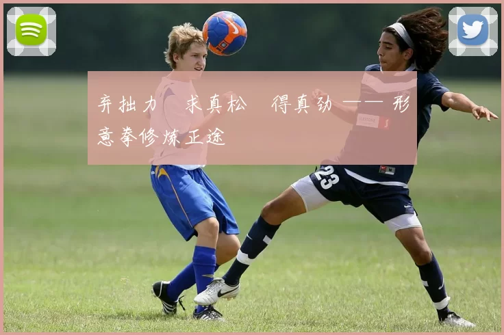 弃拙力・求真松・得真劲 —— 形意拳修炼正途