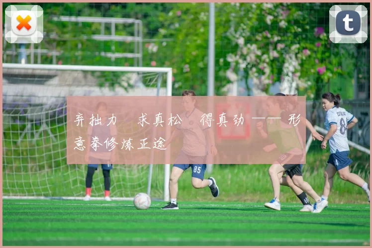 弃拙力・求真松・得真劲 —— 形意拳修炼正途