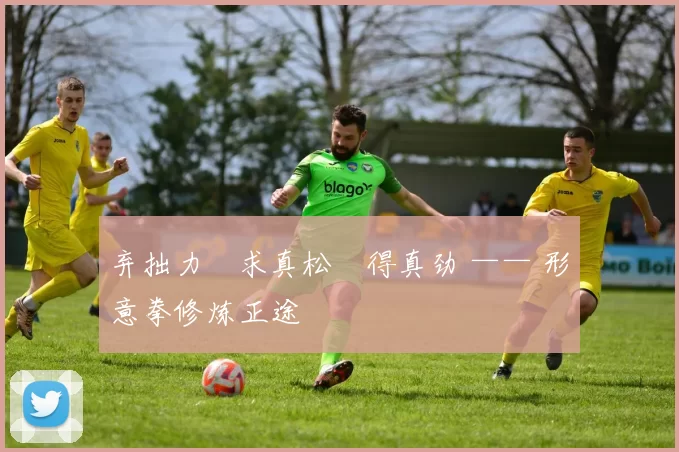 弃拙力・求真松・得真劲 —— 形意拳修炼正途