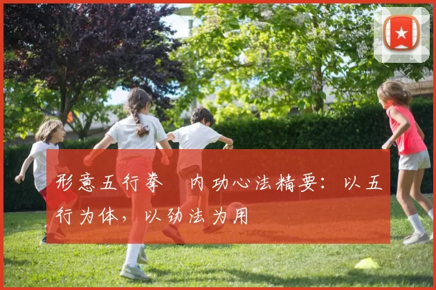 形意五行拳・内功心法精要：以五行为体，以劲法为用