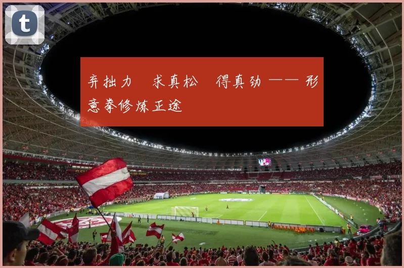 弃拙力・求真松・得真劲 —— 形意拳修炼正途