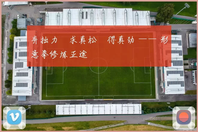 弃拙力・求真松・得真劲 —— 形意拳修炼正途