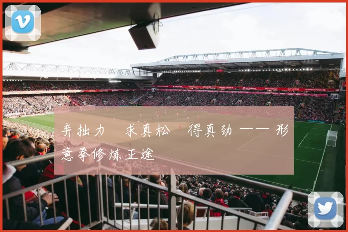 弃拙力・求真松・得真劲 —— 形意拳修炼正途