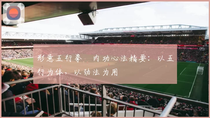 形意五行拳・内功心法精要：以五行为体，以劲法为用