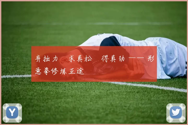 弃拙力・求真松・得真劲 —— 形意拳修炼正途