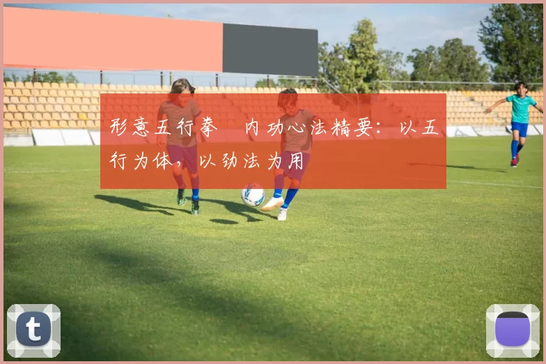 形意五行拳・内功心法精要：以五行为体，以劲法为用