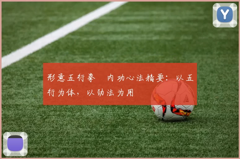 形意五行拳・内功心法精要：以五行为体，以劲法为用