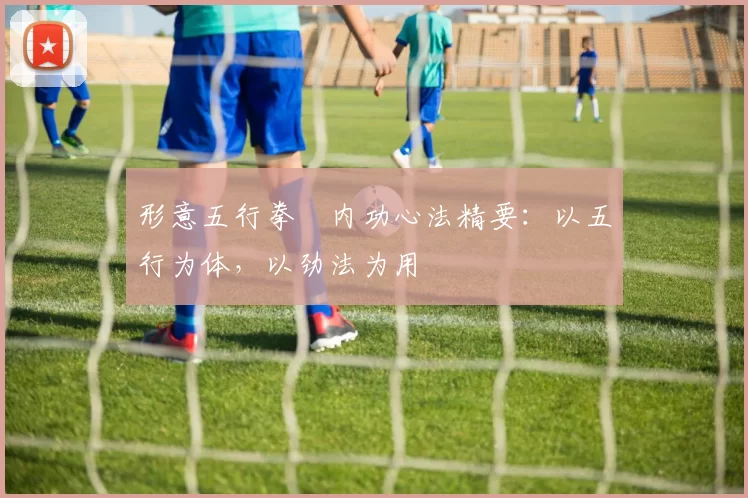 形意五行拳・内功心法精要:以五行为体,以劲法为用