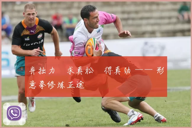 弃拙力・求真松・得真劲 —— 形意拳修炼正途