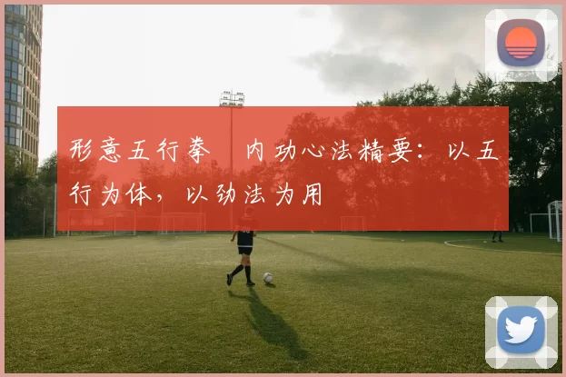形意五行拳・内功心法精要:以五行为体,以劲法为用
