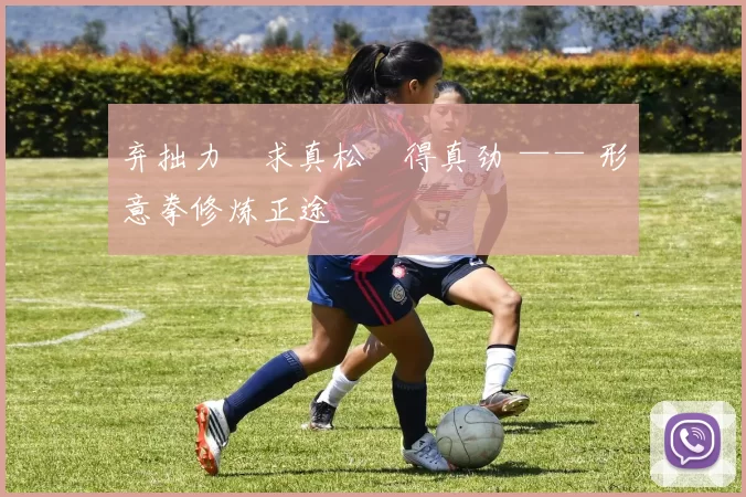 弃拙力・求真松・得真劲 —— 形意拳修炼正途