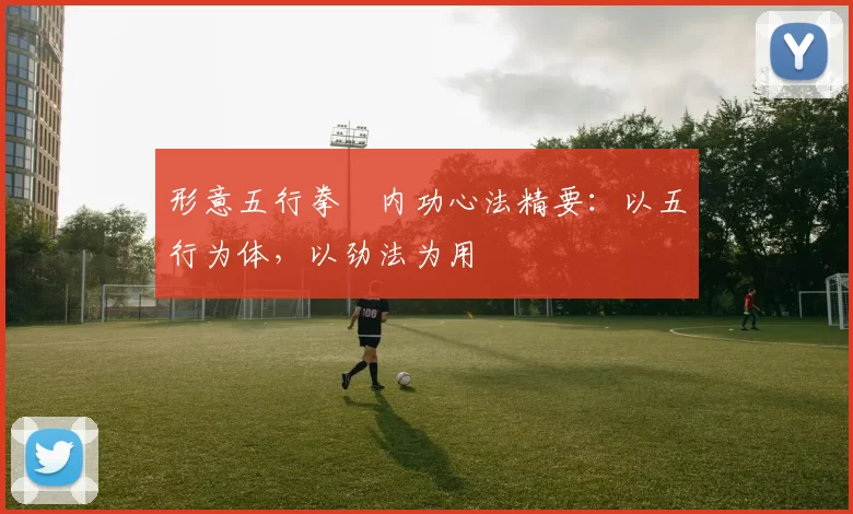 形意五行拳・内功心法精要：以五行为体，以劲法为用