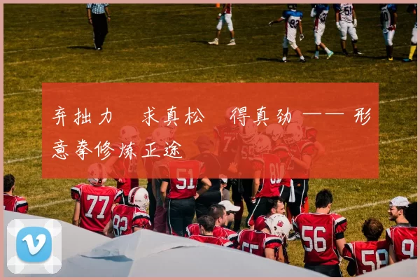 弃拙力・求真松・得真劲 —— 形意拳修炼正途