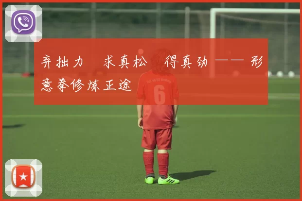弃拙力・求真松・得真劲 —— 形意拳修炼正途