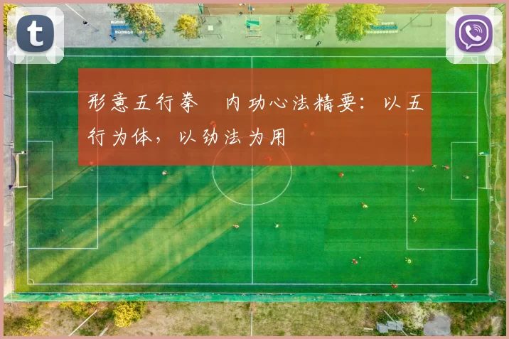 形意五行拳・内功心法精要:以五行为体,以劲法为用