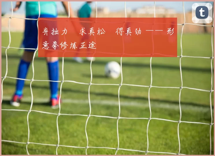 弃拙力・求真松・得真劲 —— 形意拳修炼正途
