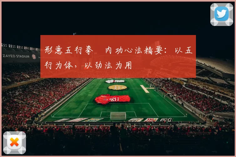 形意五行拳・内功心法精要:以五行为体,以劲法为用