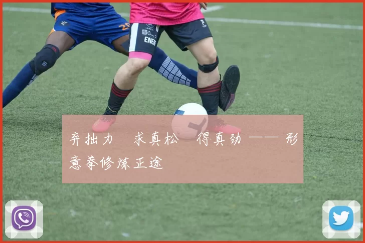 弃拙力・求真松・得真劲 —— 形意拳修炼正途