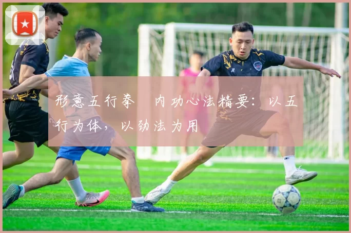 形意五行拳・内功心法精要:以五行为体,以劲法为用