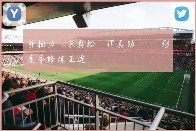 弃拙力・求真松・得真劲 —— 形意拳修炼正途