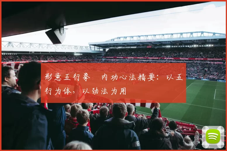 形意五行拳・内功心法精要:以五行为体,以劲法为用