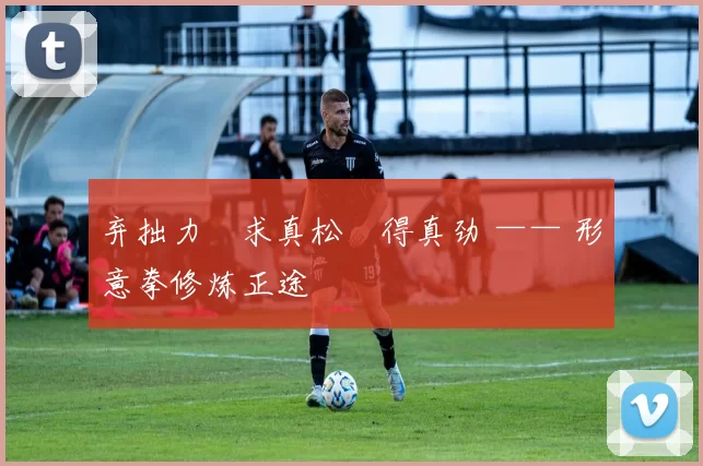 弃拙力・求真松・得真劲 —— 形意拳修炼正途