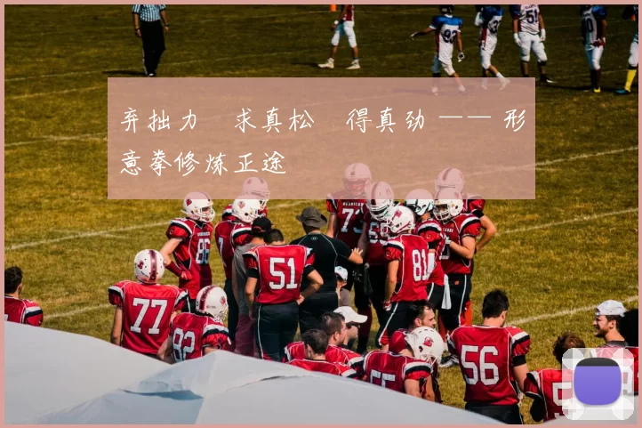 弃拙力・求真松・得真劲 —— 形意拳修炼正途