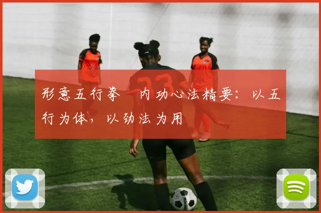 形意五行拳・内功心法精要：以五行为体，以劲法为用