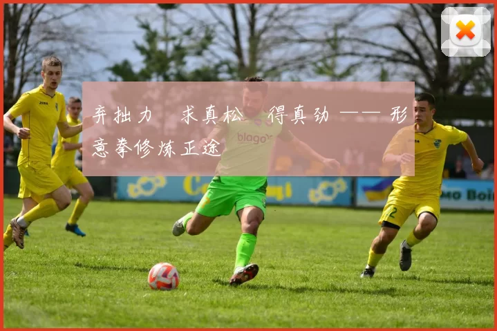 弃拙力・求真松・得真劲 —— 形意拳修炼正途