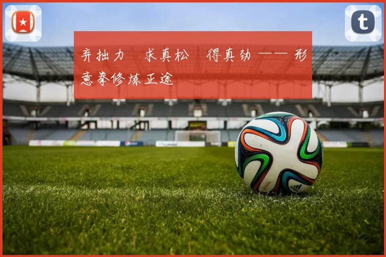 弃拙力・求真松・得真劲 —— 形意拳修炼正途